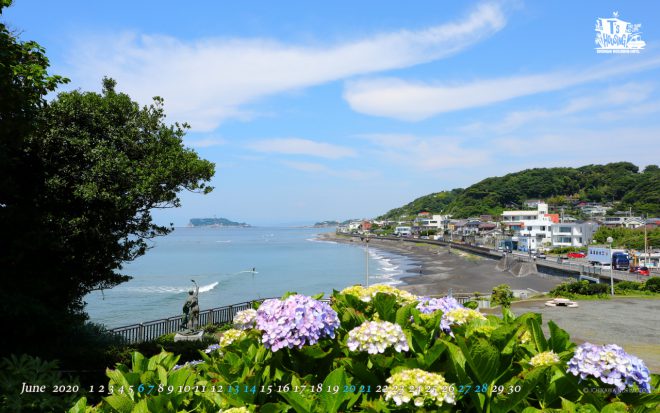 6月の壁紙カレンダーをご利用ください 湘南海辺の不動産物件情報 Tsujidou Com